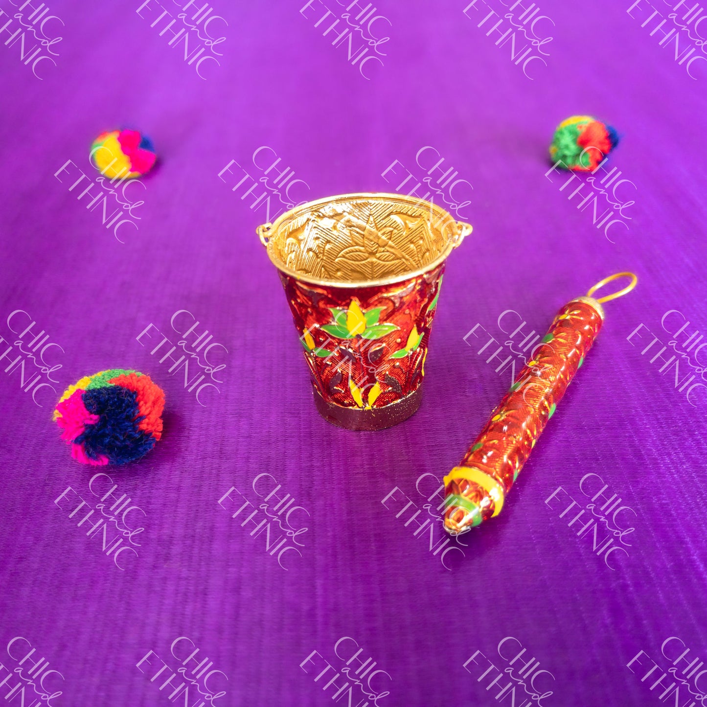 Colorful Large Bucket and Pichkari Set