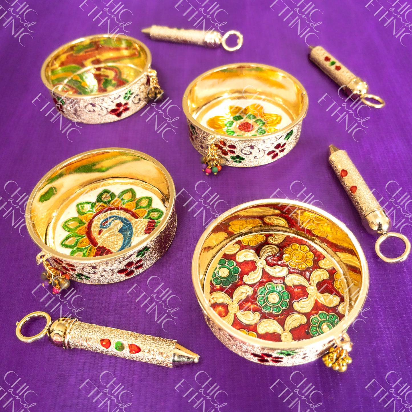 Colorful Tub and Pichkari Set