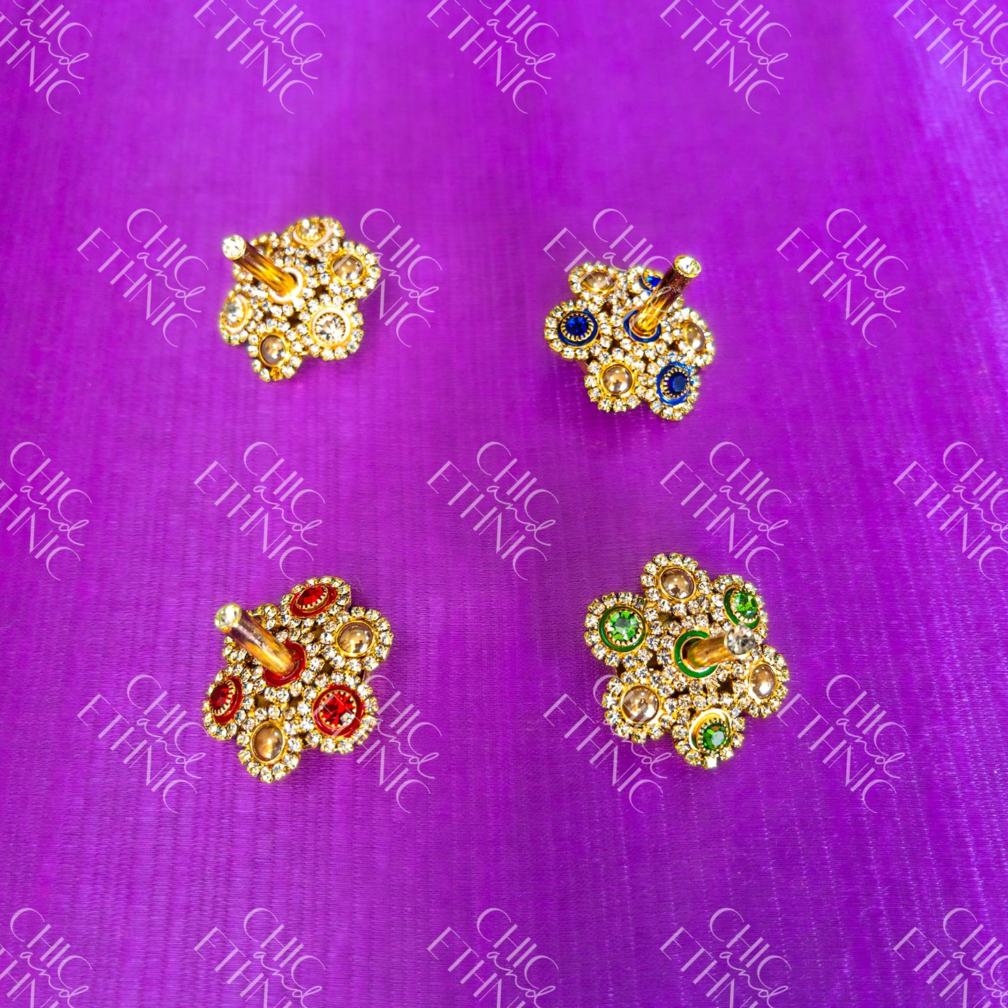 Small Colorful Firki with Diamonds