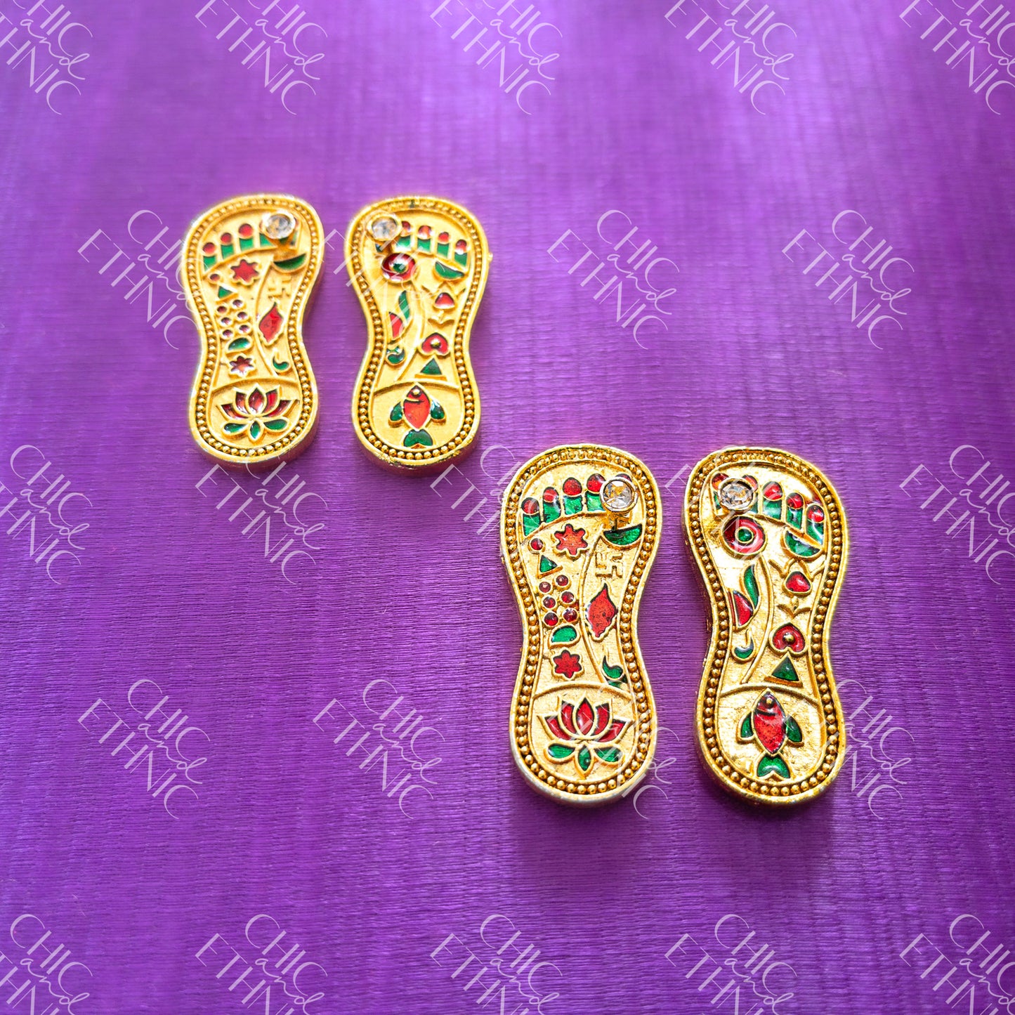 Large Gold Paduka