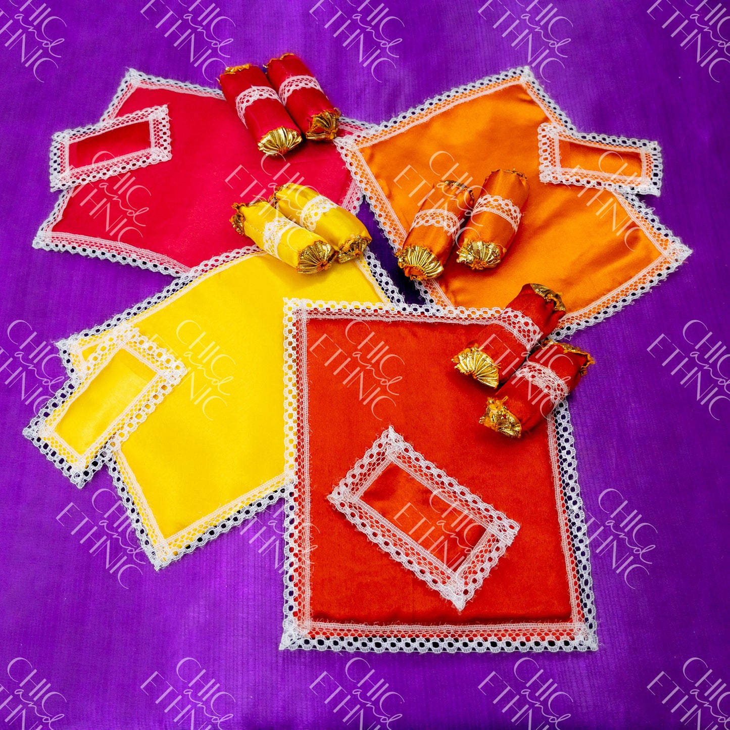 Satin Gadi Set